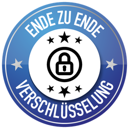 Ende-zu-Ende-Verschlüsselung Badge